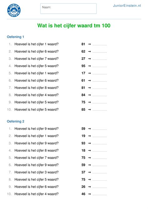 getal tussen 1 en 100.